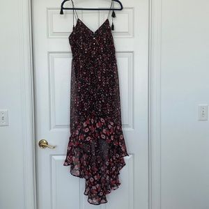 Express Floral High-Low Dress